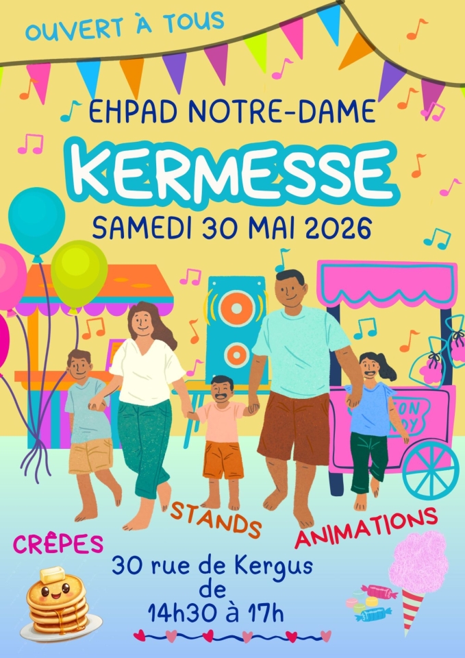 Kermesse à L'Ehpad Notre Dame